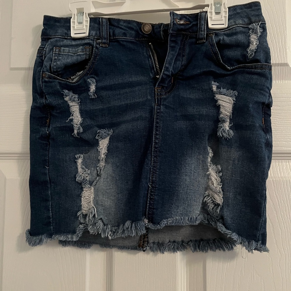 Jean Mini Skirt